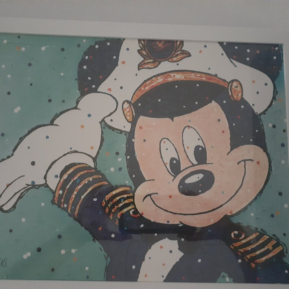 25th anniversary Disney Cruise Line commemorative Mickey print